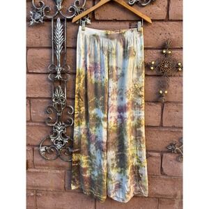 Hard Tail Tie Dye Pants Rayon Wide Leg Small Lightweight Y2K Boho